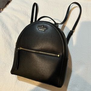 Black Kate Spade Mini Backpack